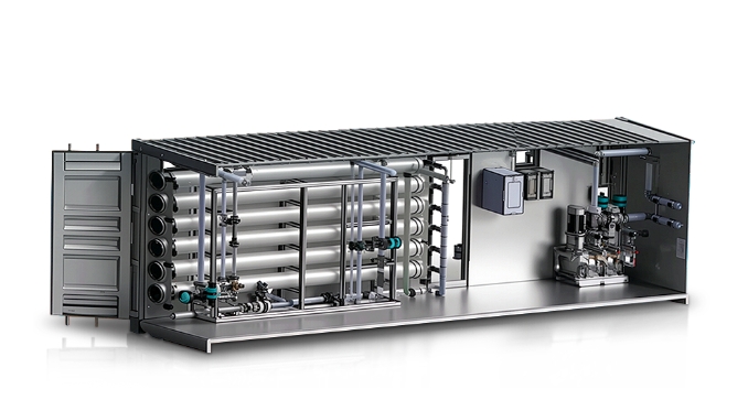 QILEE Containerized Water Treatment System with integrated treatment equipment
