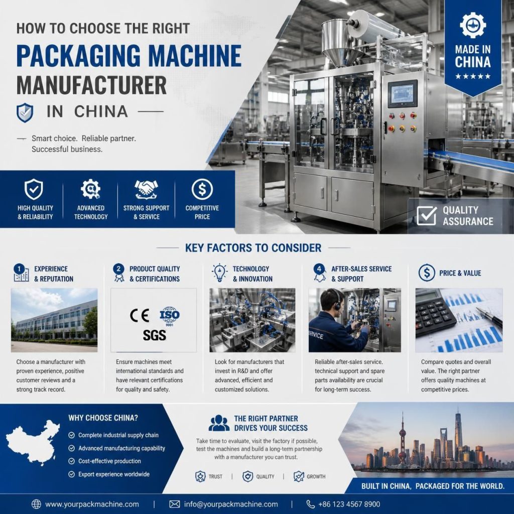 What to Know Before Choosing a Packaging Machine Manufacturer in China