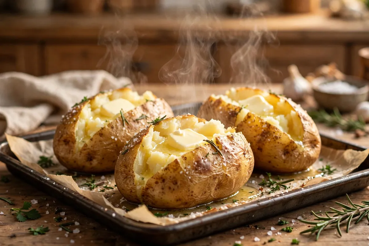 how to bake a potato in the oven