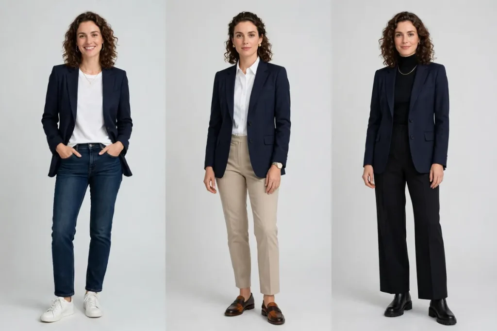 how to style a blazer