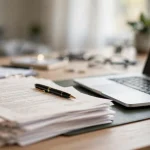 what is an LLC explained with business documents and a laptop on a desk